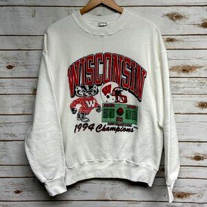 1994 Wisconsin Badgers Rose Bowl Crewneck Sweatshirt, University of Wisconsin